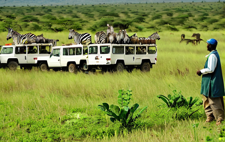 탄자니아 야생동물 보호 정책 - **Prompt:** A powerful and poignant image depicting the dedicated efforts of wildlife rangers in Tan... 탄자니아 야생동물 보호 정책 - **Prompt:** A powerful and poignant image depicting the dedicated efforts of wildlife rangers in Tan...